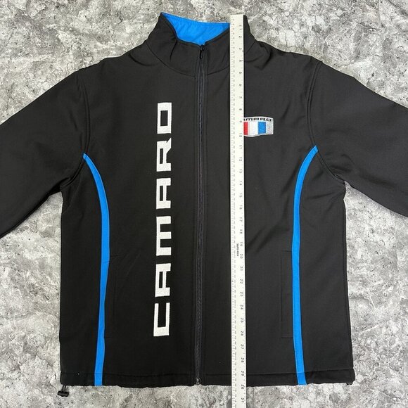Camaro All Season Softshell Calhoun Unisex Jacket Size XXL Black Blue - Picture 5 of 5